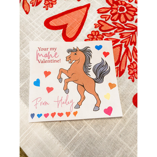 Rainbow Horse Valentine